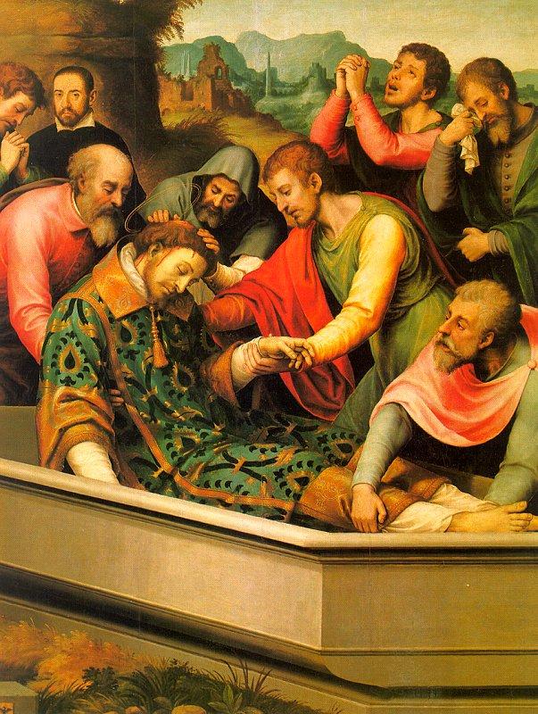 Juan de Juanes The Burial of St.Stephen China oil painting art
